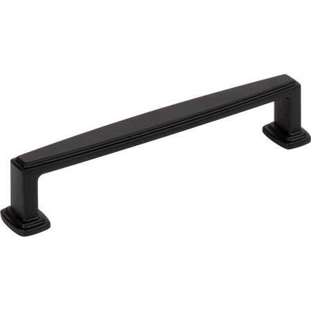 Jeffrey Alexander 128 mm CentertoCenter Matte Black Richard Cabinet Pull, PR 171-128MB